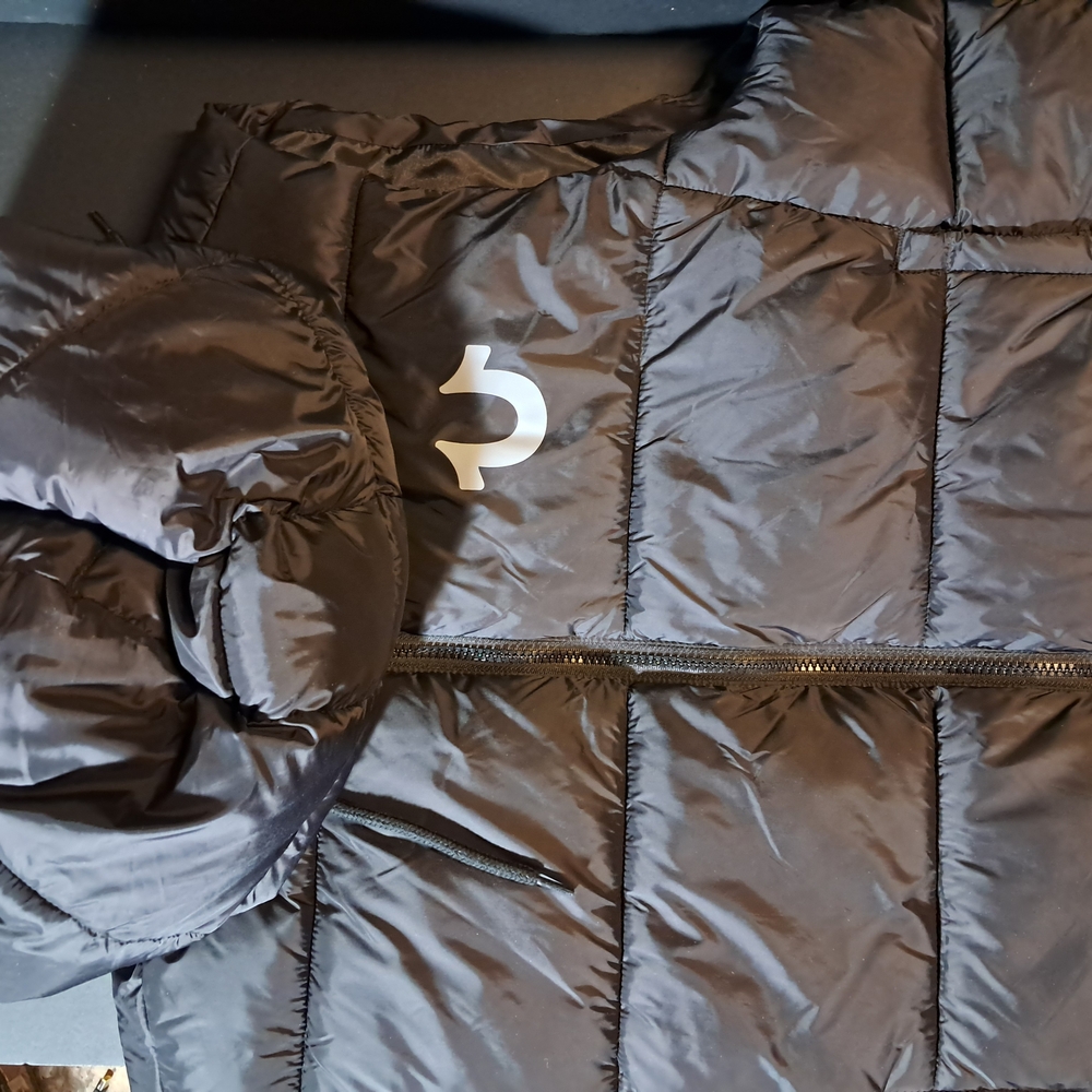 Kids Black Puffer Jacket